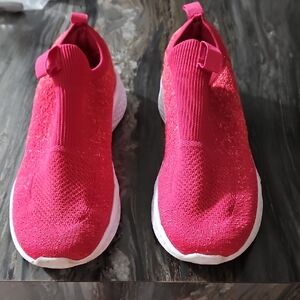 Women Red Slip-On Shoes